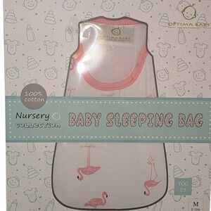 Optima Baby Sleeping Bag Nursery Collection Flamingo Print - Size 2-12 Month‎